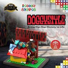 Bloques de ladrillo, juego de bloques de construccin, 213 piezas con pequeo juego de construccin estilo perrito, tamao del modelo 4.5x 3.2x 3. pulgadas - inicial - Ver 2