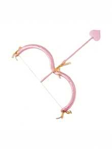 1 Set Cupid Bow And Arrow Set, Red And Pink Valentine's Day Party Decorations, Valentine's Day Special Event Costume Accessories, With Heart Pattern, Romantic Atmosphere Party Decorations, Suitable For Wedding, Valentine's Day Decoration, Valentine's Day Party - Multicolor - View 13
