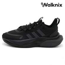 Adidas AlphaBounce Plus 'Black Gold Metallic' Core-Black Carbon Sneakers Women HP6149 - 彩色 - 查看 1