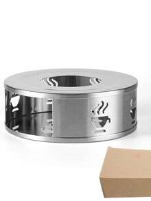 不锈钢酒精保温底座，适用于茶壶，加热垫可保持茶水温度，家用冬季泡茶器