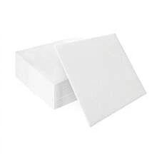 PAW - 50 Pieces White Linen-Feel Paper Napkins 16inch X 16inch, Unicolor Disposable Cloth-Like Napkins, Bathroom Towels, Dinner Napkins For Birthday, Wedding, Party,DinnerNapkins,White - 白色的 - 查看 1