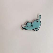 1个卡通动物手机支架，动物系列手机支架，可折叠一体式夹子支架，兼容、安卓手机，生日礼物，送给家人、朋友的礼物，生日手机配件，承重力强 - 多色 - 查看 6