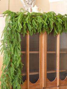 1pc 180cm Artificial Pine Rattan, Suitable For Christmas, Home And Room Decoration In Autumn/Winter - 66 Pine and Cypress Vines - 06 - View 4