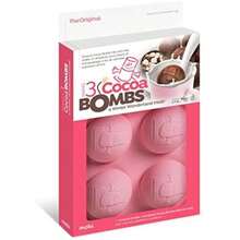 Mobi - Molde de silicona para bombas de cacao con chocolate caliente, para hacer 3 bombas(Hombre S'Mores) - Multicolor - Ver 1