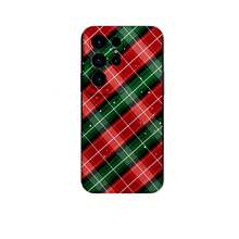 1PC Phone Case ,  Red Green Plaid Pattern Design , Stylish Phone Case, Phone Decoration, All-around Lens Protection, Creative Small Gift, Funny Gift for Boys and Girls - ブラック - チェックする 7