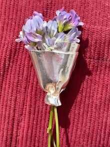 1pc Unique Floral Bouquet Brooch, Flower Vase Brooch, Party/Banquet Jewelry Accessory Gift - Brooch - View 8