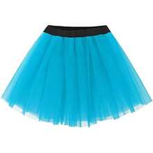 Falda Para Correr Festiva Cinturn Negro Falda Hinchada Falda Para Adultos, Naranja, Talla nica - inicial - Ver 1