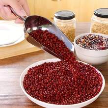 1个银色不锈钢冰勺，多功能小食物勺，适用于酒吧、派对、婚礼、宠物食品等场合 - 彩色 - 查看 3