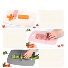 Cutting Boards For Kitchen, Plastic Cutting Board Set Of 1/3pcs, Thick Chopping Boards For Meat, Veggies, Fruits, With Easy Grip Handle, Dishwasher - Multicolor - View 6