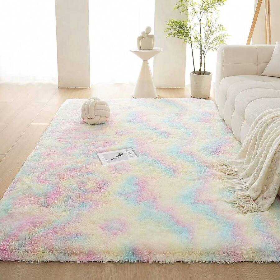 Multi-Colored Plush Rugs. Softness And Style For Your Home. Size 150 - 粉色 - 查看 1