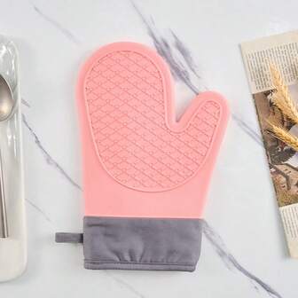 Silicone Kitchen Heat Resistant Gloves, Microwave Oven Gloves, Oven Mitts, Baking Gloves