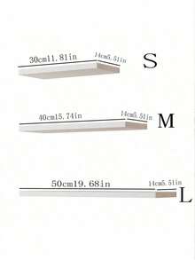 1pc (With Accessories) Partition Wall Shelf, Drill-Free Wall-Mounted Floating Shelf, Wall Decor For Bedroom, Study, Living Room, Bathroom, Kitchen, Storage Rack - Multicolor - View 11