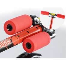 8-Inch Folding Kick Scooter With PU Wheels And Brake, 220lbs Weight Capacity (Random Color) - Multicolor - View 9