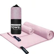 2 PC Towels Super Absorbent High Quality Lightweight With Mesh Bag Outdoor Gear For Camping Hiking Trave - B - View 22