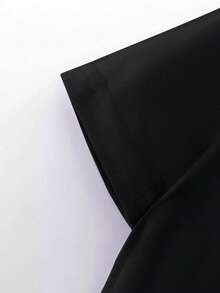 Minnie Mouse Holding Balloons The Floral Pattern Disney Summer Girls Round Neck Short Sleeved Baby Tops Are Suitable For Daily Wear Comfortable And Breathable And Fashionable And Versatile They Are The Perfect Gift For Children - màu đen - Xem 5