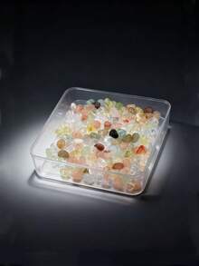 100/200顆時尚漸層色波希米亞風不對稱珠子，DIY手鍊項鍊珠寶配件 - 清透暈染異形珠珠 - 查看 3