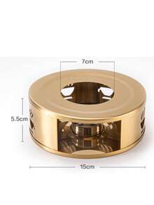 不锈钢酒精保温底座，适用于茶壶，加热垫可保持茶水温度，家用冬季泡茶器