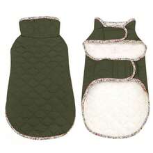 Winter Warm Dog Jacket, Pet Coat For Cold Weather, Dog Outdoor Jacket, Dog Snow Suit, Dog Outdoor Cotton Coat, Water-Resistant Fabric, Suitable For Small, Medium And Large Dogs - Burgundy - View 10