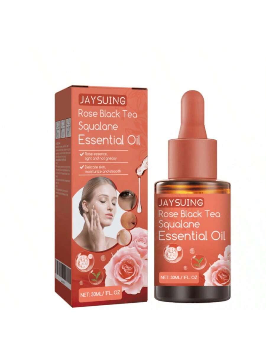 Esencia de escualano de té negro y rosa