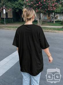 T-Shirt With The Phrase "Let's Despair Calmly" Fashion REF 3278 NERD DRESSING - Black - View 6