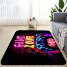 1pc Game Controller Pattern Carpet, Boys Gaming Carpet, Indoor Decorative Rug For Bedroom, Living Room Decor Mat, Room Floor Mat, Hotel Decoration
