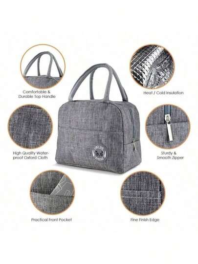 Lonchera Termica Bolsa De Comida Para Escuela Y Trabajo Lonchera Portatil Anti olores Diseño Bonito