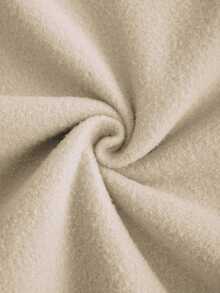 Women's Casual Dropped Shoulder Crew Neck Long Sleeve Sweatshirt With Heart Pattern, Spring - White - View 3