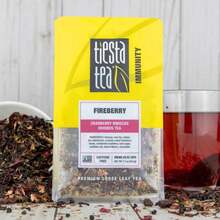 Tiesta Tea - Cranberry Hibiscus Rooibos Tea, Fireberry, Loose Leaf, Herbal Blend With Hibiscus, Cranberry, Currants &Amp; Rooibos, Enjoy Hot Or Iced, 17oz Resealable Pouch, 25 Cups - ColorA - 查看 2