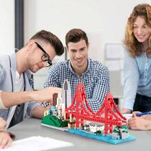 - Juego de modelo de construccin de San Francisco Skylines u2013 Regalo de arquitectura atractivo para nios y adultos, micro bloques, ms de 1610 unidades, estticamente agradable, - San Francisco - Ver 8