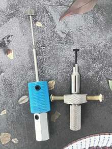 2件装 - 主要用于锁具、汽车零件和钥匙链的夹子，无弹簧叶片式十字螺丝刀推杆工具双螺丝锁维修零件