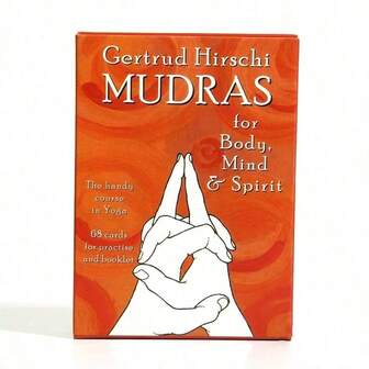 68Cards Gertrud Hirschi's Mudras For Body Mind Spirit Tarot Cards Game Of Fate Playing Cards For Divination And Party Games