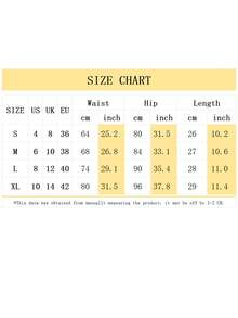 Women's Fold Over Shorts Striped Knit Low Rise Elastic Waist Shorts Y2K Skinny Pajamas Mini Shorts Sleepwear Stretchy Yoga Shorts Sweater Shorts Loungewear - Hồng - Xem 6