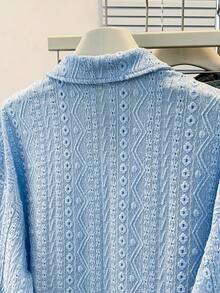 Women's Spring/Summer New Butterfly Print Shirt, Suitable For Valentine's Day