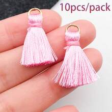 10/15pcs Colorful Mini Tassel Pendants! – DIY Craft Accessories For Ethereal Earrings, Bracelets & Dreamy Bag Charms