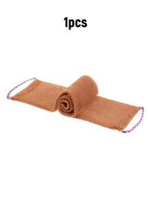 拉绳背部去角质磨砂毛巾，去角质背部清洗淋浴长浴球带丝瓜络布，男女淋浴配件，淋浴时使用的淋浴工具，用于深层清洁男女肌肤的淋浴配件。