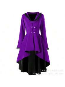 Stroje damskie - Czarny z fioletowym tłem - Zobacz 4