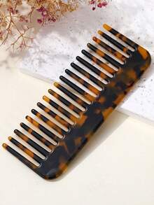 1pc Mini Size Colorful Acetate Comb, Portable Washing And Hairdressing Comb, Wide-Tooth Comb, Hair Styling Tool Comb,Suitable For Curly/Thick/Wet Hair,Ideal For Travel And Makeup - Multicolor - View 21