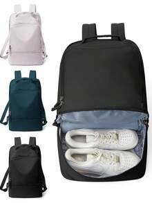 书包/学生背包，时尚学院背包，防水旅行背包，笔记本电脑背包/电脑包，可装15.6英寸笔记本电脑，休闲日用背包，配有可调节肩带，适合旅行、健身、户外、商务通勤，旅行必备 - 多色 - 查看 2