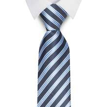 AlanKing 1pc Striped Necktie, Suitable For Business, Formal Events, And Daily Suit Wear - Color Mixing - View 16