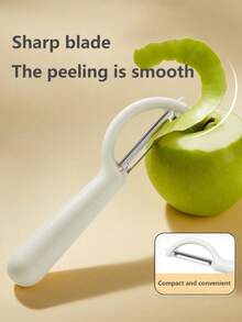 Stainless Steel Vegetable Peeler - Ultra Sharp Blade For Potatoes, Carrots, Cucumbers & Fruits | Non-Slip Grip Kitchen Peeler With Y-Peeler Design, Easy Peel & Comfort Handle (Color May Vary) - Random - View 4