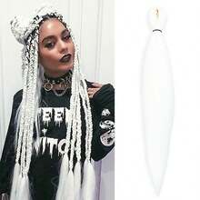 Braiding Hair Pre Stretched 26Inch Pre-Stretched Braiding Hair EZ Braid Yaki Texture Nthetic Hair Extensions For Crochet Box Braids - Multicolor - View 47