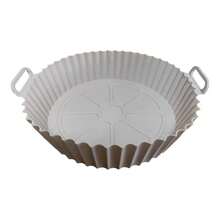 1 Silicone Air Fryer Tray Pad&Baking Pad - Non Stick 3D Circular Design, Resistant To High Temperatures Up To 356 ° F, Evenly Distributed Heat Suitable For Air Fryers And Ovens,  Silicone (Color Random), Air Fryer Accessories, Oven Kitchen Tools - 1 mảnh màu xám - Xem 8