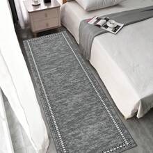 Runner Rug For Entryway Extra Long  Runners Non Slip Washable Floor Carpet Runners For Hallways Bedroom Laundry Room Kitchen Room(Grey) - Grey - View 10