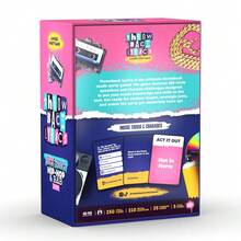 一套 1990-2000 年代嘻哈和 R&B 怀旧歌词派对游戏，成人复古音乐知识问答，经典热门歌曲歌词测验，音乐派对卡拉OK之夜，送给 1990-2000 年代音乐爱好者的礼物，成人派对娱乐，音乐知识问答卡牌游戏，复古音乐挑战，怀旧派对活动 - 彩色 - 查看 9