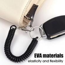 8 pièces/set Lanière de téléphone avec patch de couleur noire, dragonne de téléphone pour protection contre les chutes, idéal pour l'extérieur, la randonnée, le cyclisme, l'escalade