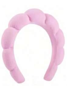 3pcs Solid Bath Headband & Bath Wrist Band Set Sponge Headband Wrist Band Yoga Running Skin Care Moisture Wicking Hair Band Facial Mask Cleaning And Exercise Neutral Fitness And Beauty Accessories Fashion Gym Self Care Bathroom Necessities Hair Accessories - Multicolor - View 21