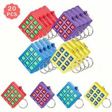 20 chiếc móc khóa hình cờ caro mini - Chất liệu nhựa nhiều màu sắc, đồ chơi giáo dục cho trẻ em, quà tặng sinh nhật lý tưởng, móc treo ba lô và đồ trang trí túi kẹo. - Nhiều màu - Xem 7