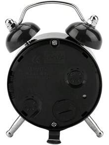 EstiloZJchao Mini Reloj Despertador Digital De Metal Exquisito Reloj PortáTil Para El Hogar Del Estudiante (Rojo)VersióN Mejorada - Negro - Ver 5