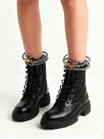 1pc Black & White Artificial Crystal Inlaid Cute Snake Decor, Fashionable Exquisite Classic Cute DIY Shoe Decoration, Suitable For Elegant Sexy Ladies' Date Shoes, Boots, Sneakers, Fashion Bags, Home Accessories, Multi-Purpose Decoration