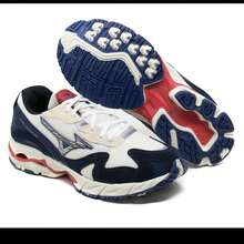 Miz Wave Men's Running Shoes For Gyms And Gyms - Blue and White - View 3